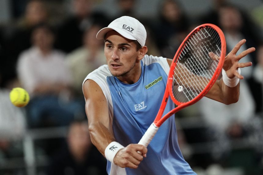 Italy's Matteo Arnaldi has reached his first grand slam semifinal.