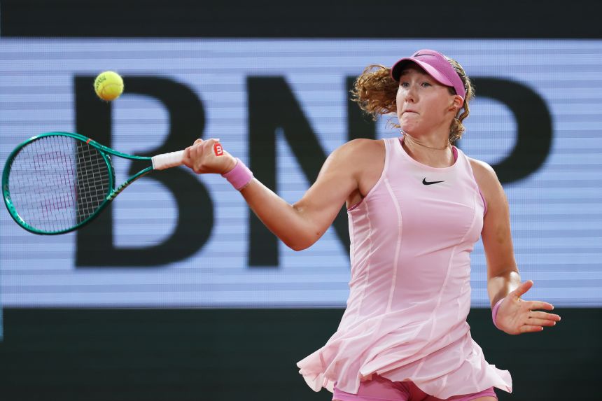 Mirra Andreeva is looking to reach her first grand slam final.