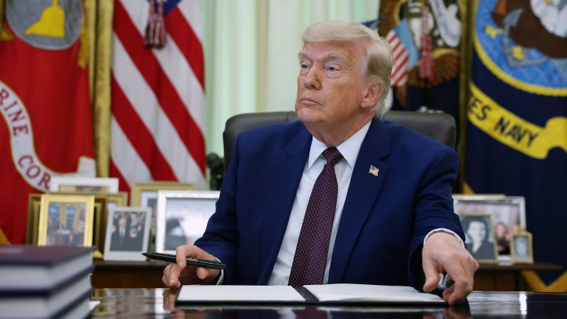 Trump makes it easier to fire 8,000 federal workers by making them at-will employees