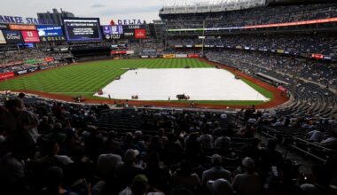 Red Sox-Yankees game postponed due to rain, to play doubleheader on Aug. 29