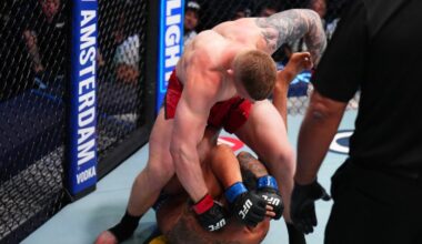 UFC Vegas 118 video: Iwo Baraniewski chews up Junior Tafa’s legs to score knockout in under 90 seconds