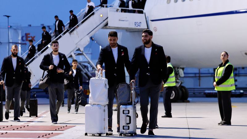 Tehran lambasts US ‘obstruction’ of Iran’s soccer team as players land in Mexico ahead of World Cup