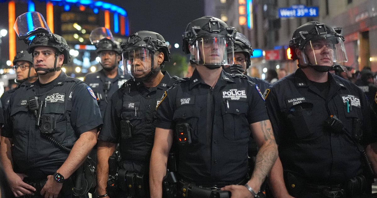NYPD defends "frozen zone" security around Madison Square Garden for NBA Finals Game 4
