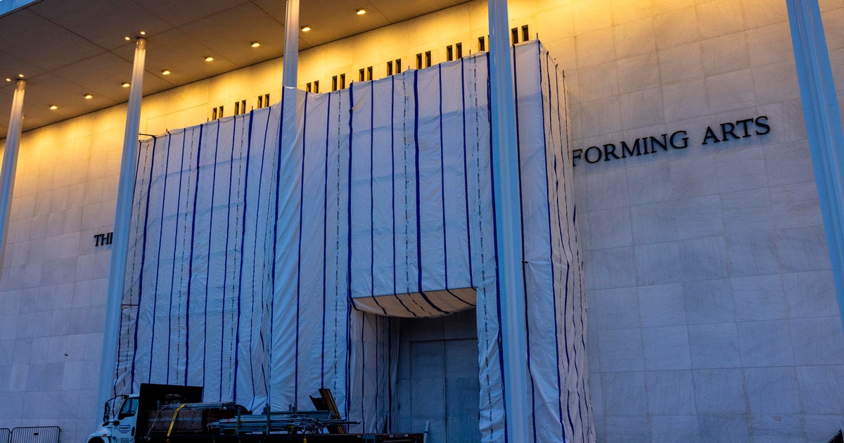 Trap covers the name of The Kennedy Center