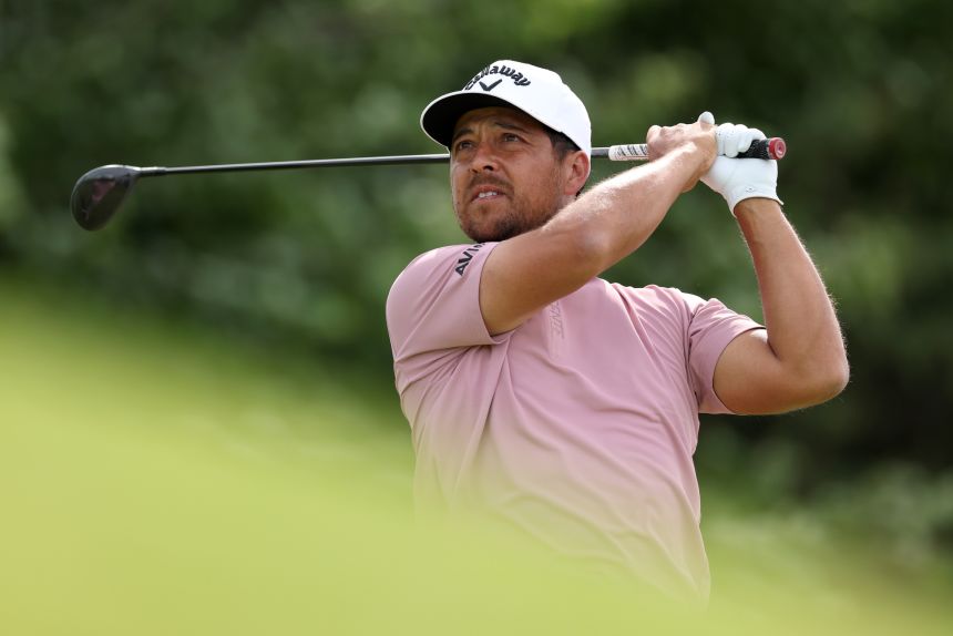 Xander Schauffele finished tied for second after the second round on Friday.