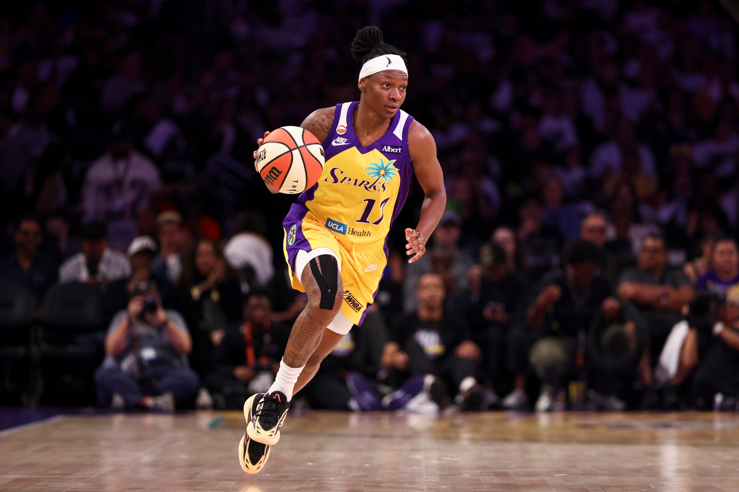 With Kelsey Plum injured, the Sparks will be depending on Erica Wheeler to be more of a playmaker.