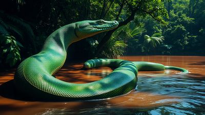 Green Anaconda: The world's largest snake and the sacred creator of the Amazon