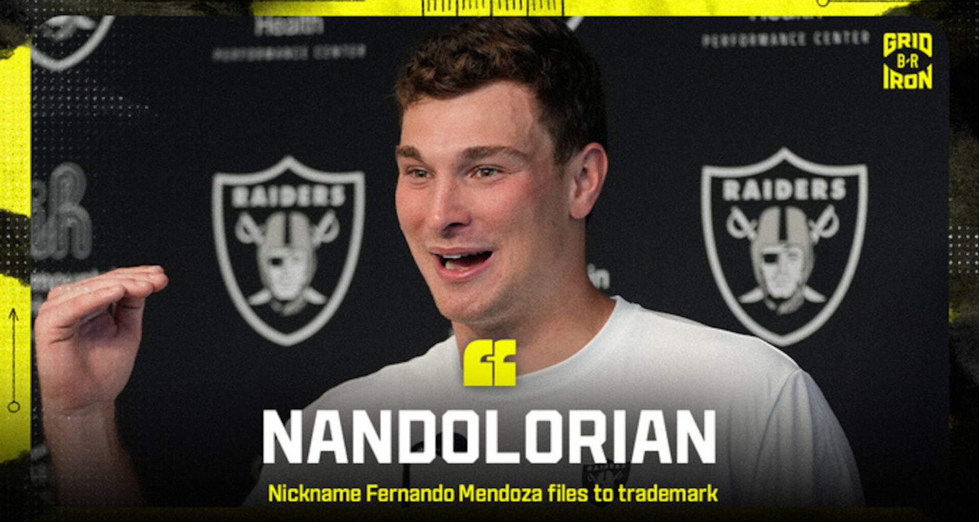 Raiders' Fernando Mendoza Files for 'Nandolorian' Trademark Ahead of Rookie NFL Season