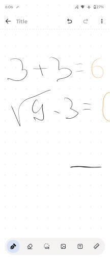 Handwriting calculator - Motorola Razr Fold review