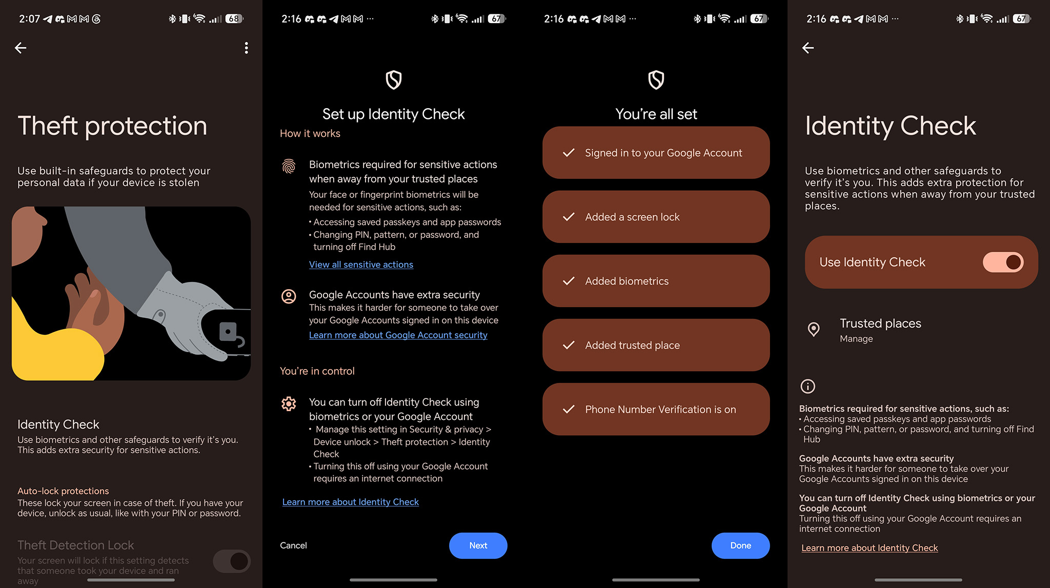 How to enable Theft Protection on Android 16