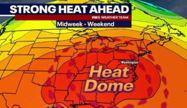 DC's heat dome will bring potentially record-breaking heat for days