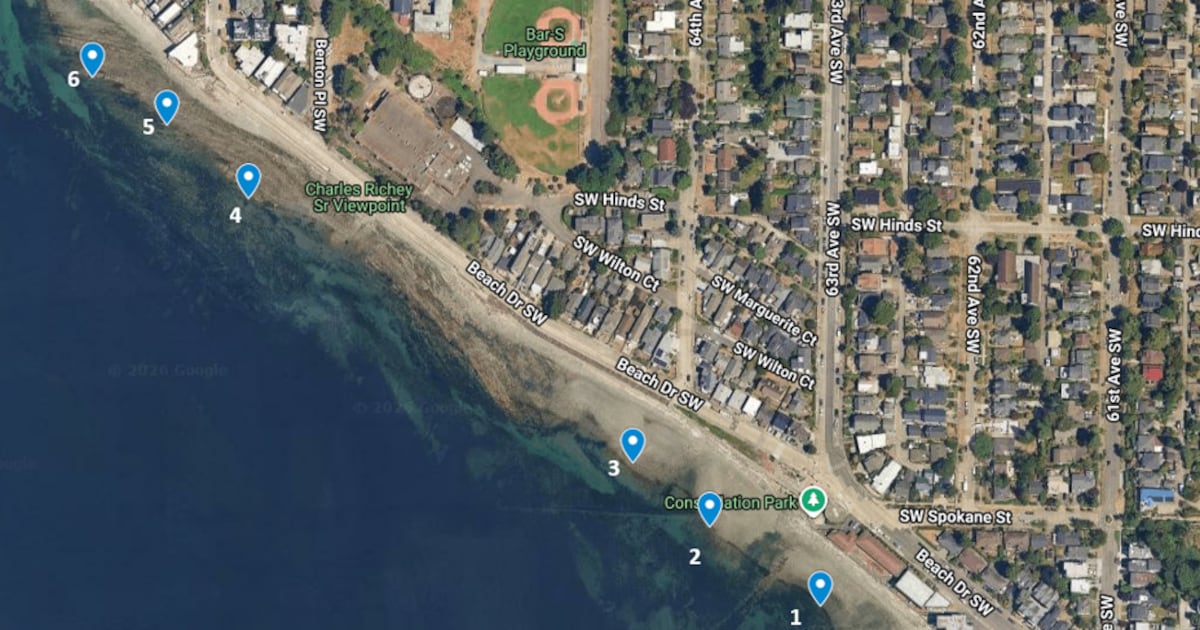13,000 gallons of wastewater released into Puget Sound; advisories for some West Seattle beaches – KIRO 7 News Seattle