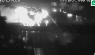 Semi fire was reported around 12:53 a.m. on I-70 between SR-201 and SR-4
