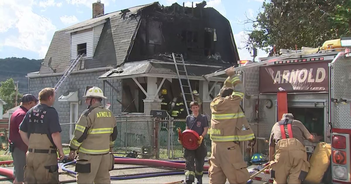 Flames rip through house in Westmoreland County
