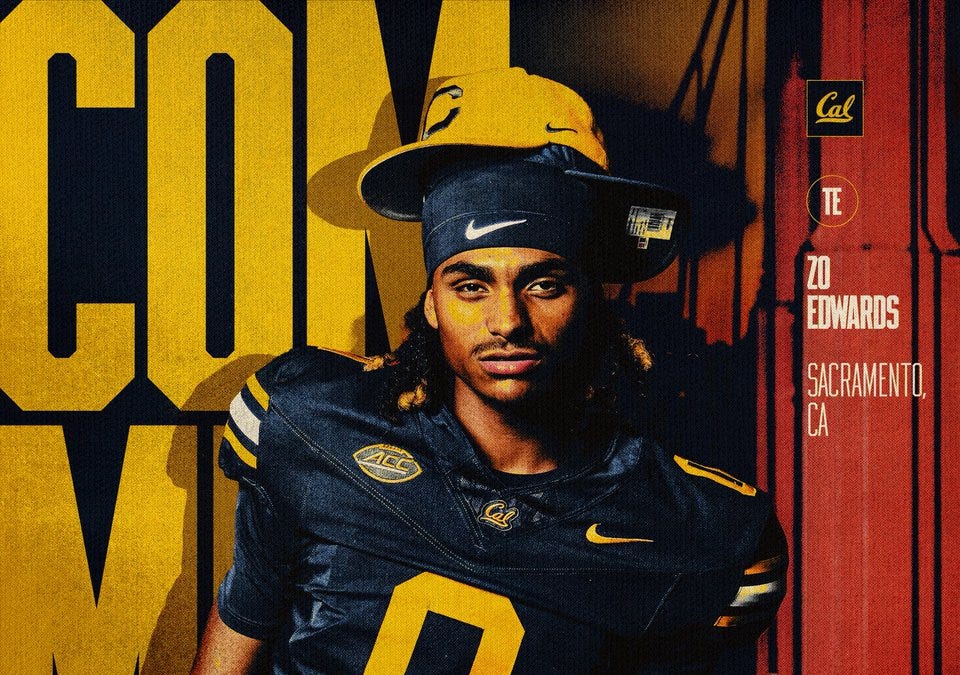 Cal Secures Commitment Of Four-Star Tight End Rahzario Edwards