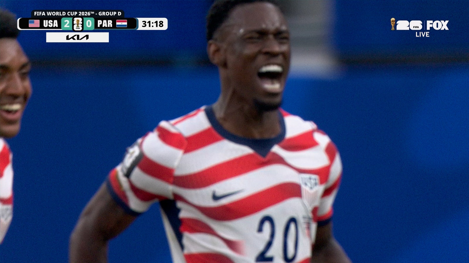 United States’ Folarin Balogun scores two goals in first half against Paraguay | 2026 FIFA World Cup™
