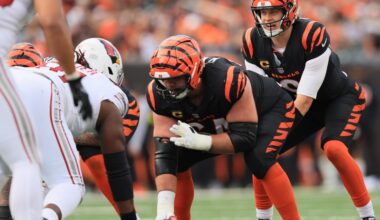 Ted Karras reacts to Joe Burrow Super Bowl prediction