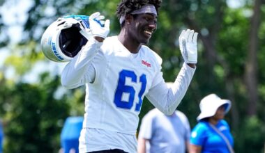 Detroit Lions amazed rookie DE Anthony Lucas went undrafted