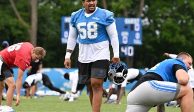Lions Day 2 minicamp observations: Penei Sewell’s leadership on display