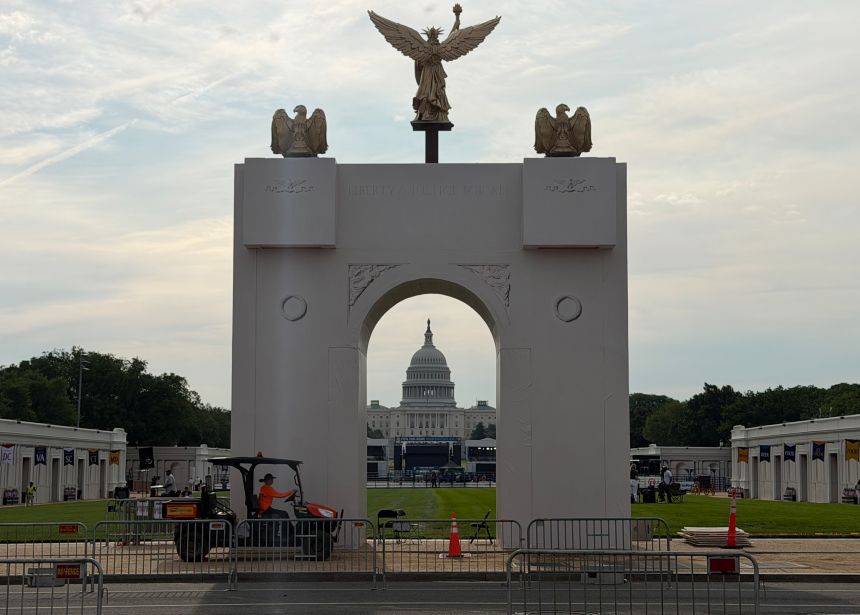 The Great American State Fair is setup in Washington, DC, on June 25, 2026.