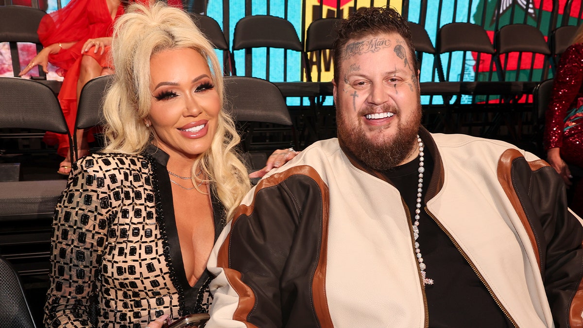 Jelly Roll and Bunnie XO at 2024 CMT Music Awards