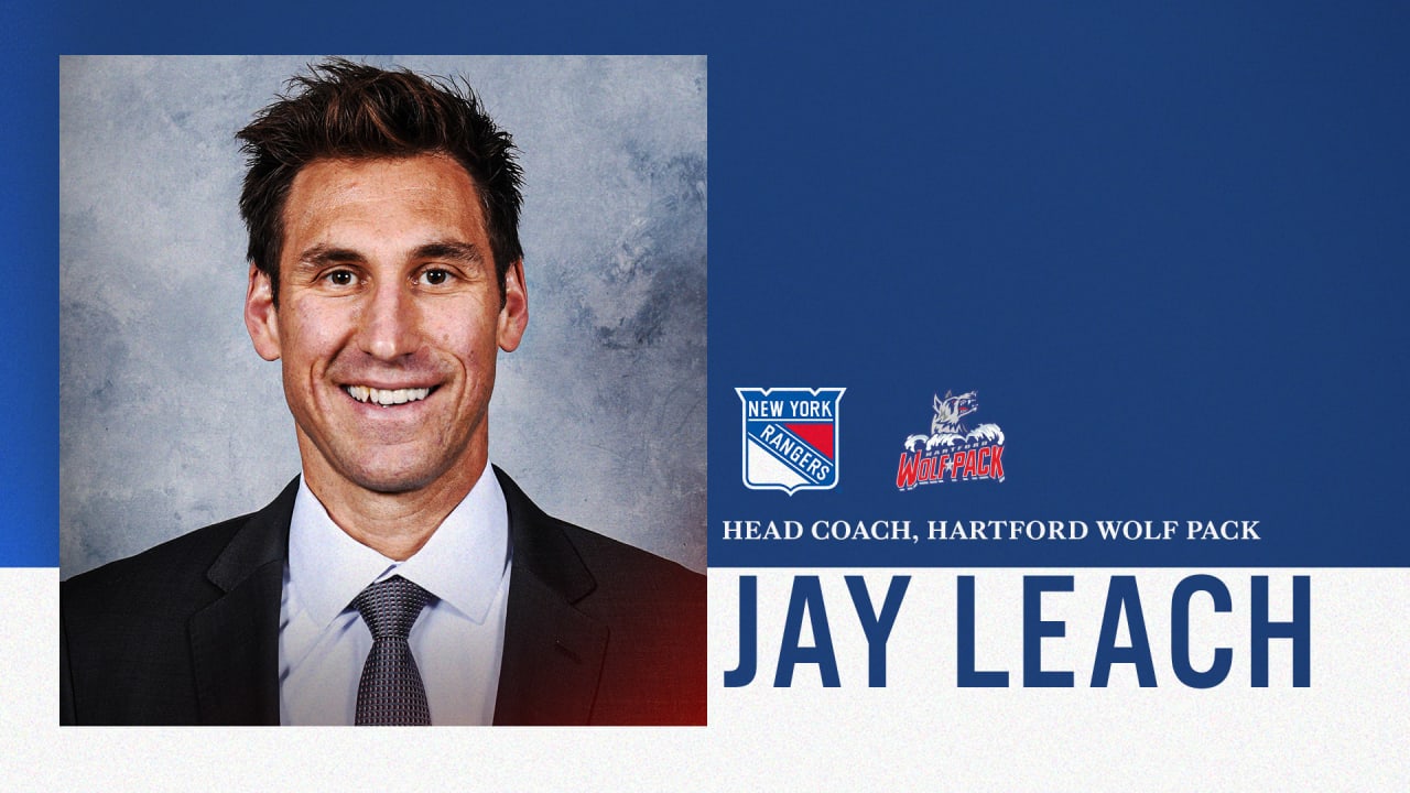 Jay Leach Named Head Coach of the AHL’s Hartford Wolf Pack