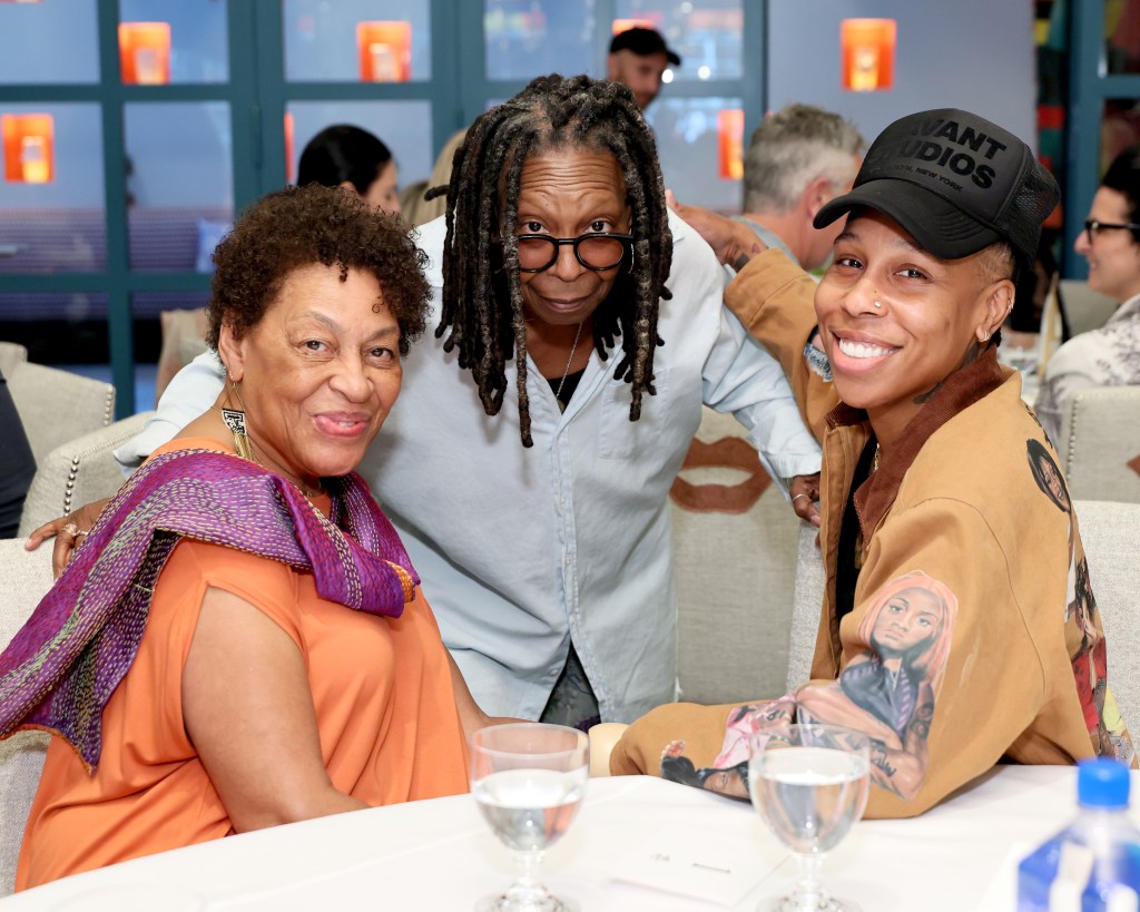 Carrie Mae Weems, Whoopi Goldberg, and Lena Waithe attend the 2026 Tribeca Festival 