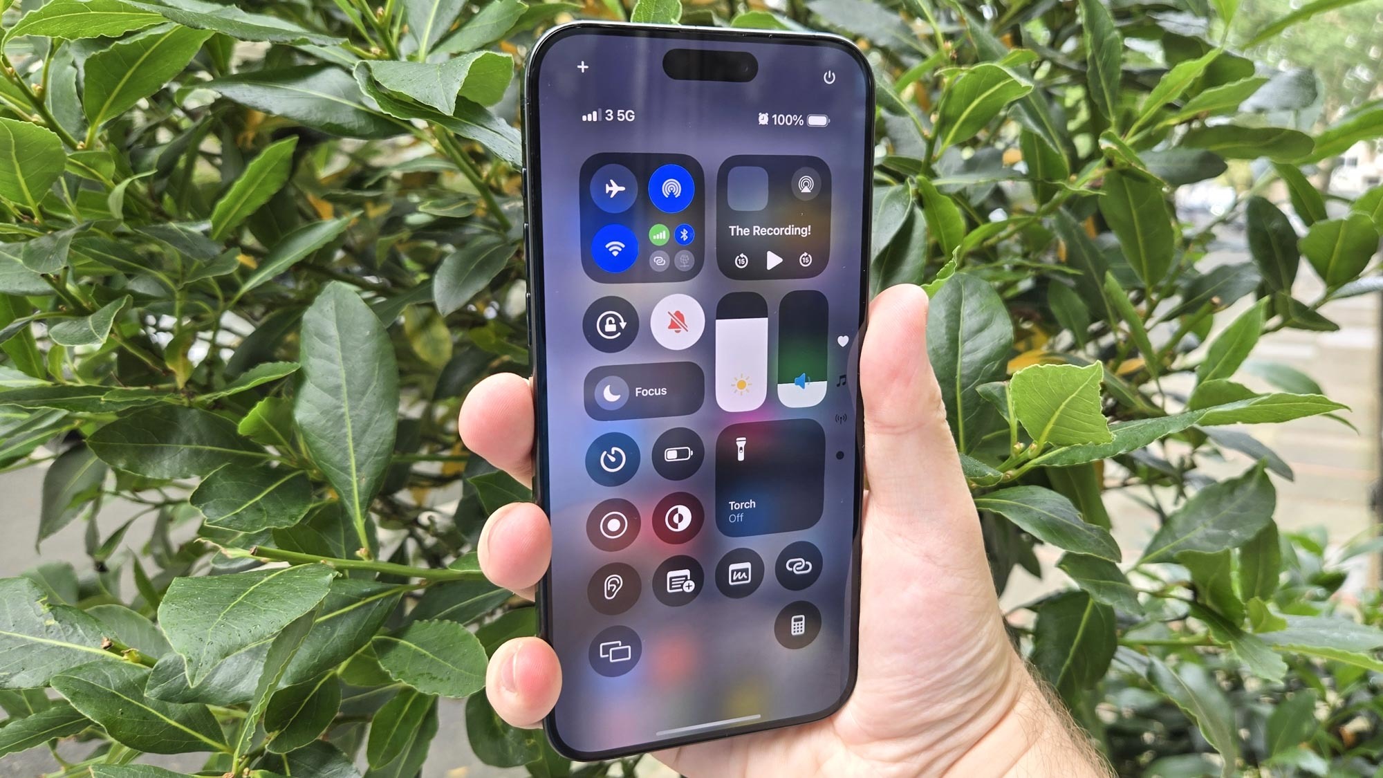 iOS 18 Control Center