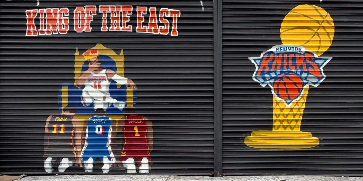 Knicks memories by way of murals: How an East Harlem artist is capturing moments