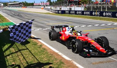 F1 Barcelona GP: Lewis Hamilton takes maiden Ferrari win as Kimi Antonelli retires late