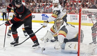 Golden Knights vs. Hurricanes score, live updates: Carolina up 4-1 in third period of Stanley Cup Final 2026 Game 5