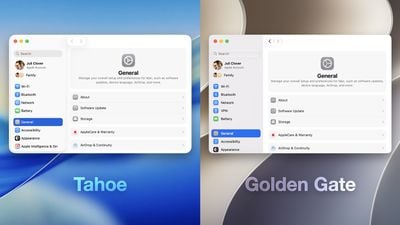 macOS 26 vs 27 Unified Sidebar