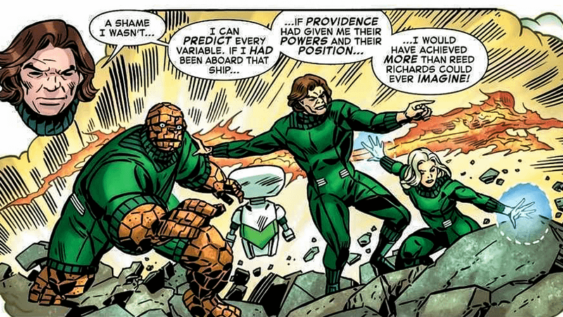 The Mad Thinker as the Fantastic Four's leader in Fantastic Four: First Foes.