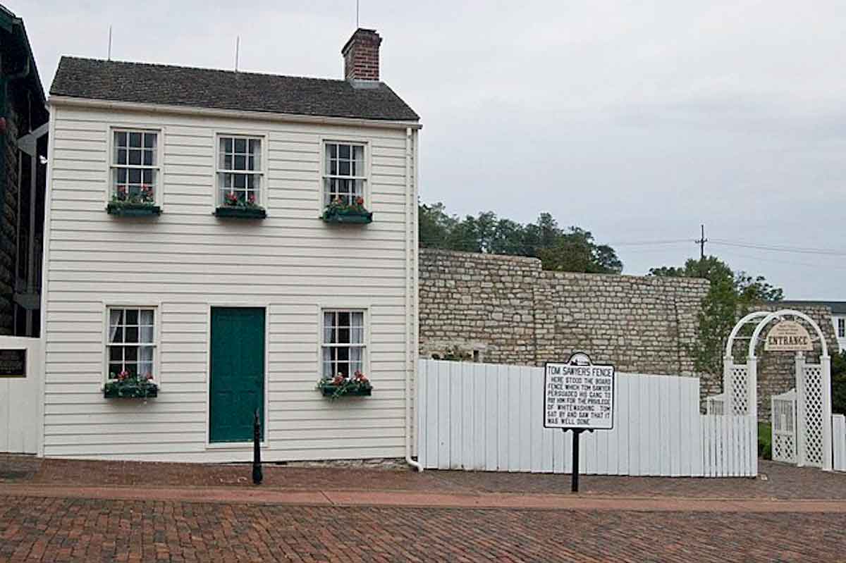 mark twain boyhood home hannibal missouri