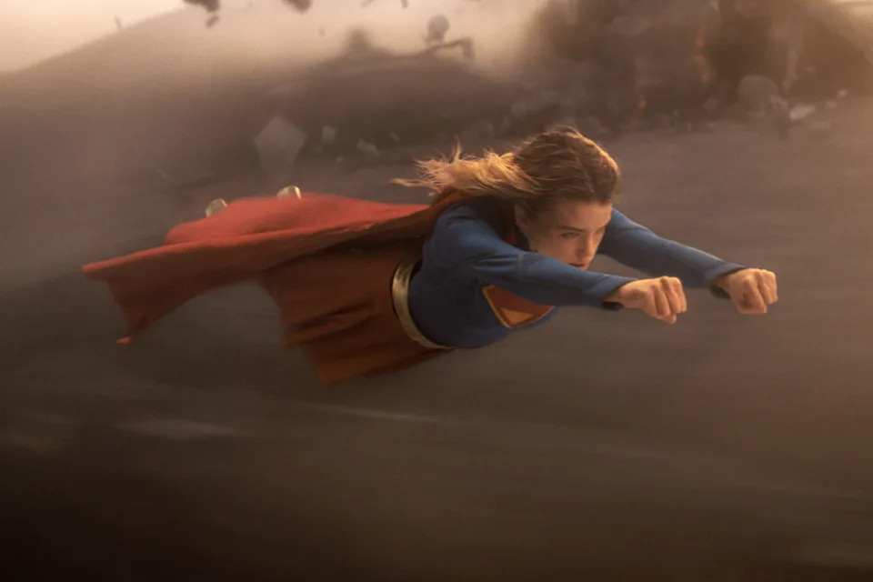 Milly Alcock as Supergirl in Supergirl.