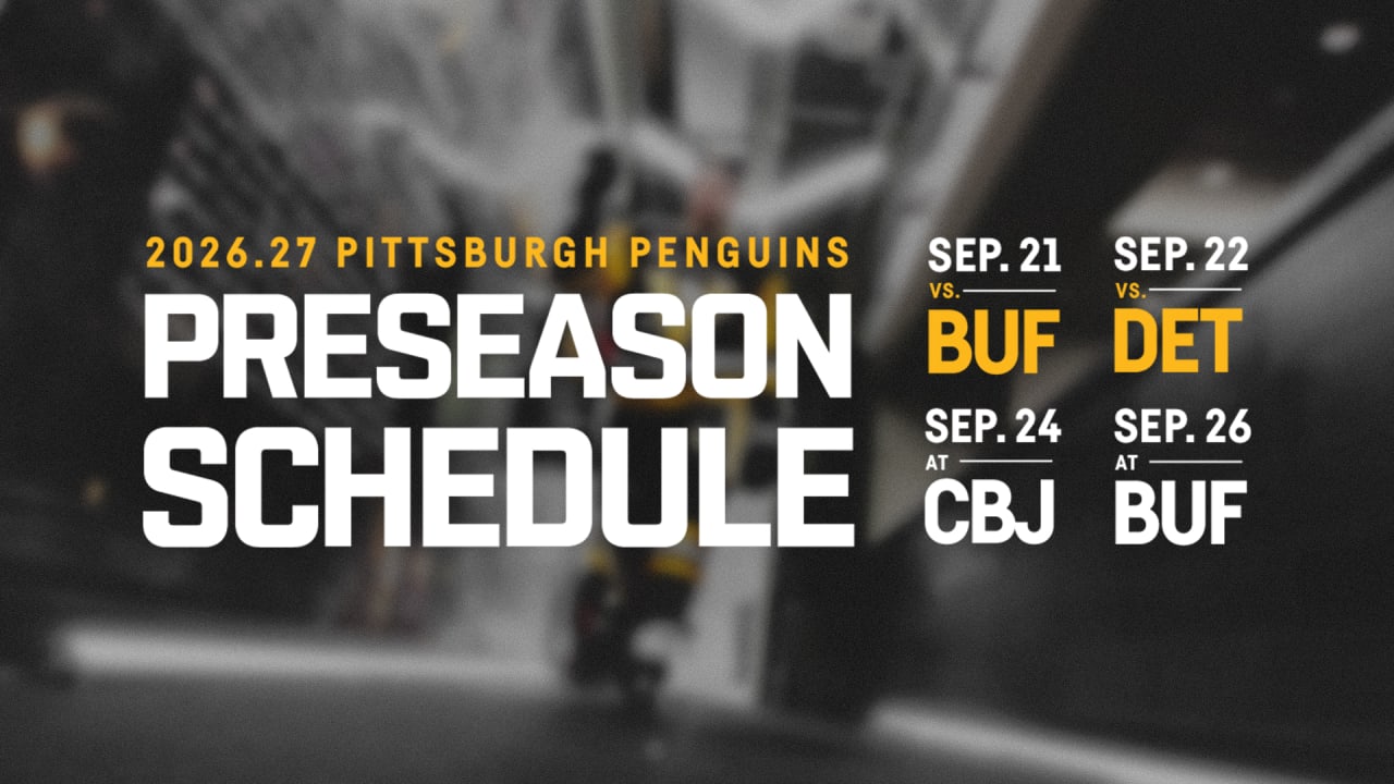 Penguins Announce 2026 Preseason Schedule