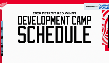 Red Wings to hold 2026 Development Camp at Little Caesars Arena June 29-July 2