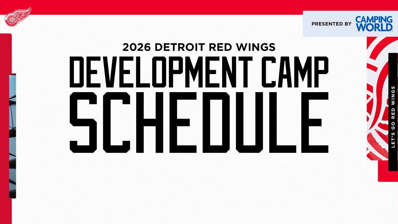 Red Wings to hold 2026 Development Camp at Little Caesars Arena June 29-July 2