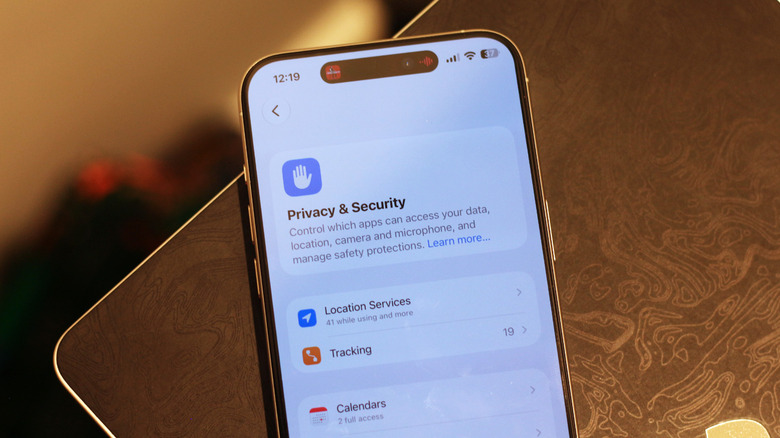 Privacy settings in iOS 27