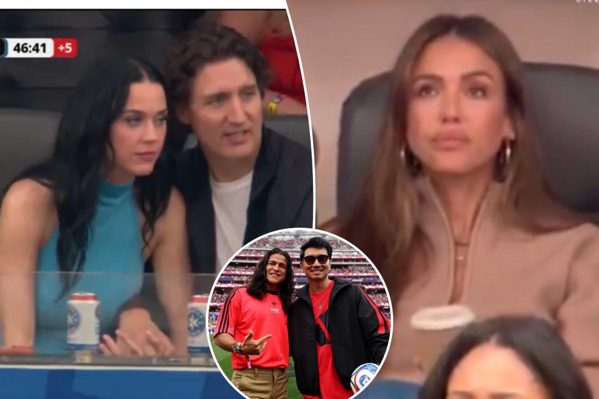 Jessica Alba, Katy Perry among celebrities at Canada-South Africa in World Cup Round of 32
