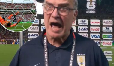 Uruguay manager screams at reporter after World Cup elimination