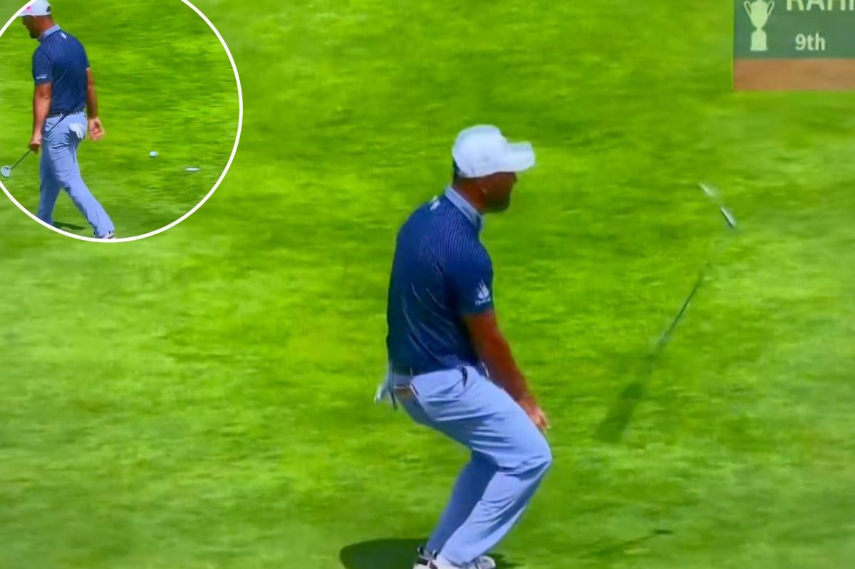 Jon Rahm lets expletive fly in frustrated U.S. Open outburst