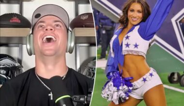 Eagles' Cooper DeJean reveals how he started dating Cowboys cheerleader
