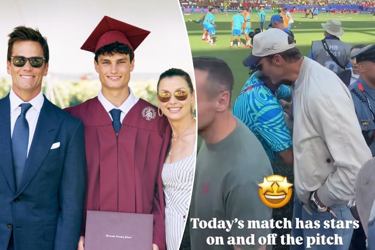 Tom Brady reunites with Bridget Moynahan for son's graduation before World Cup appearance