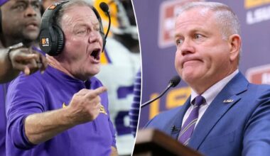 Brian Kelly lands broadcasting job after ugly LSU firing