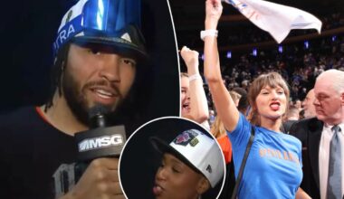 Jalen Brunson's message for Taylor Swift fans after Monica McNutt drama