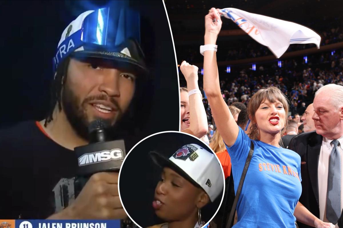 Jalen Brunson's message for Taylor Swift fans after Monica McNutt drama