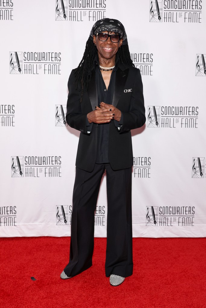 Nile Rodgers attends the 55th annual Songwriters Hall of Fame Induction and Awards Gala