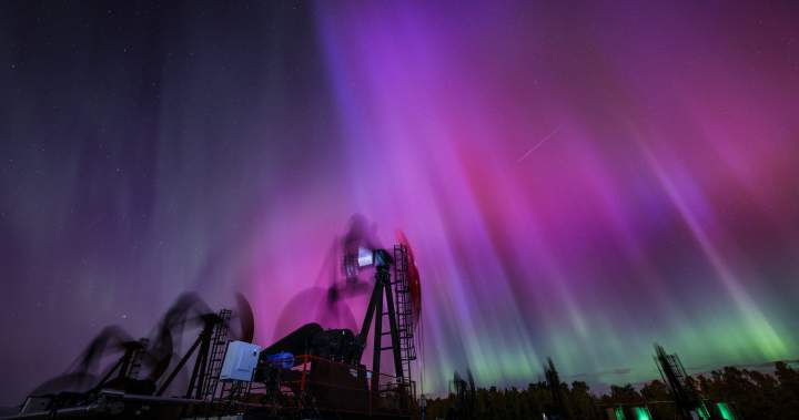 A ‘strong’ geomagnetic storm means auroras about to light up Canada’s skies - National
