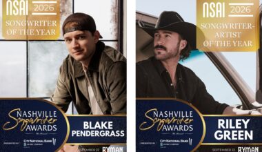 Riley Green, Blake Pendergrass Win Early Nashville Songwriter Awards